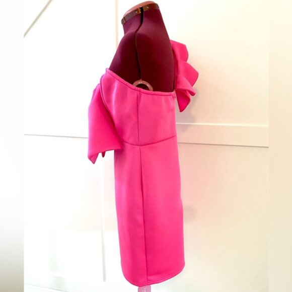 NWT One Shoulder Bodycon Cocktail Dress Size L - Picture 6 of 11